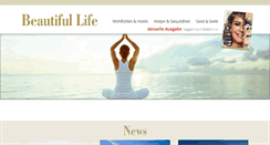 Desktop Screenshot of beautiful-life-magazin.com